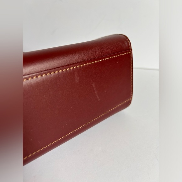 Cartier Vintage Bordeaux Top Handle Bag Les Must De Cartier - Picture 13 of 16